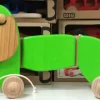Bajo - Wooden Pull Along Dachshund, Green