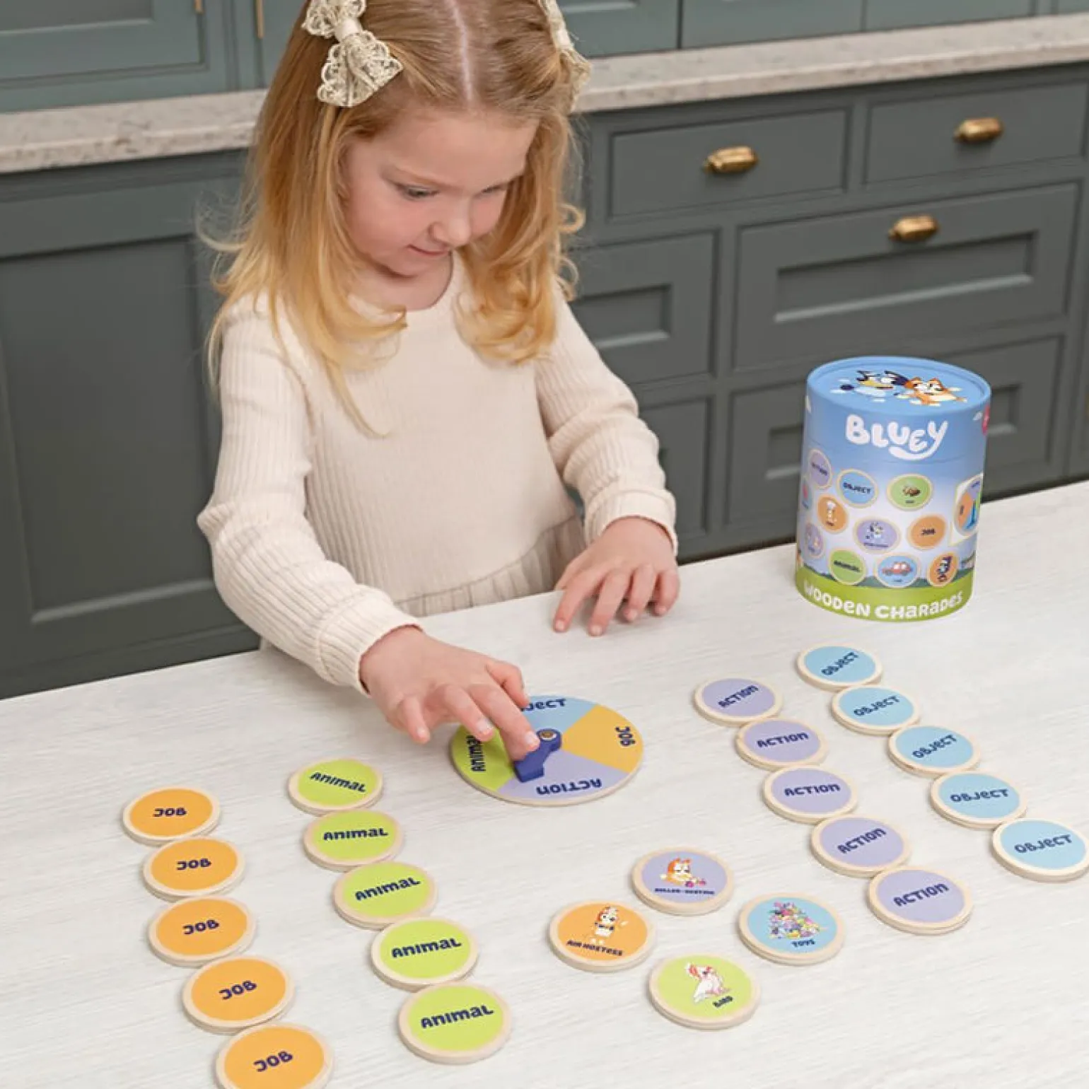 Bluey Wooden Charades