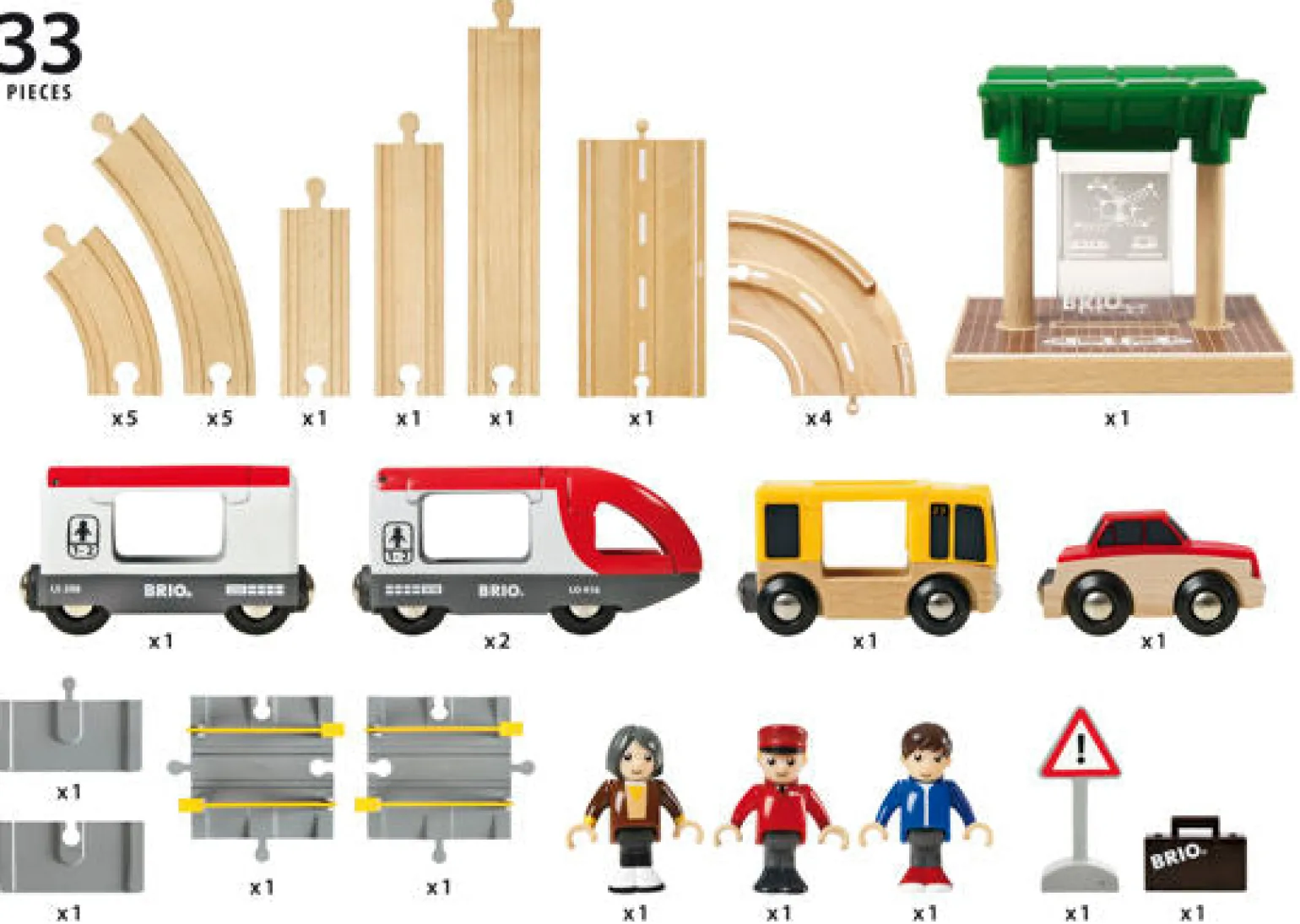 Brio Rail. & Road Travel Set