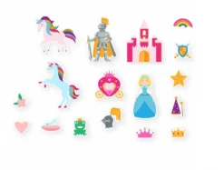 Buddy And Barney - Bath Stickers, Fantasy World Unicorn