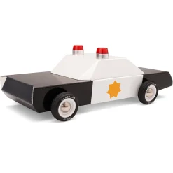 Candylab Wooden Car Toys - Police Cruiser Toy Car