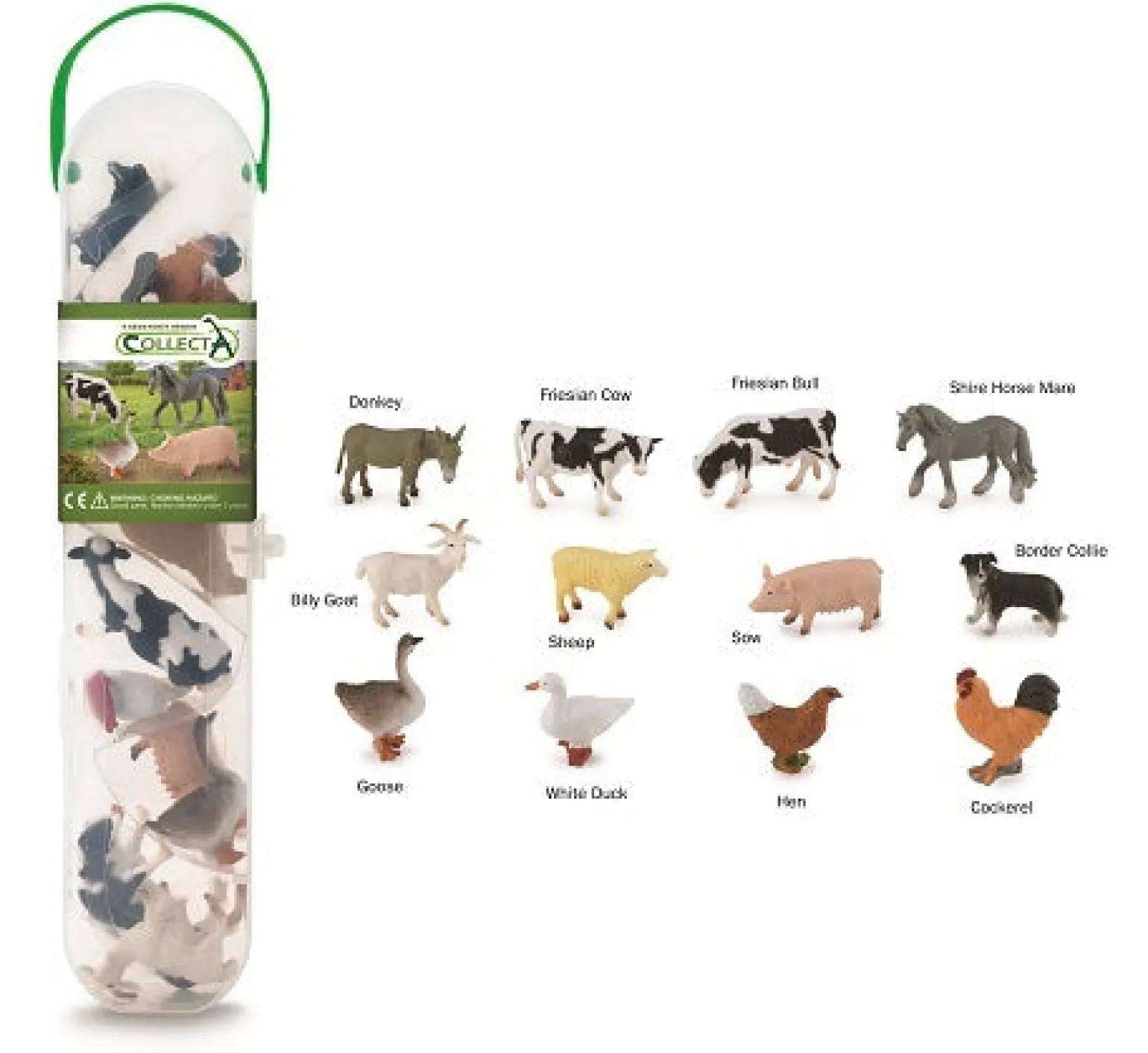 Collecta Tube Farm 12 Pieces