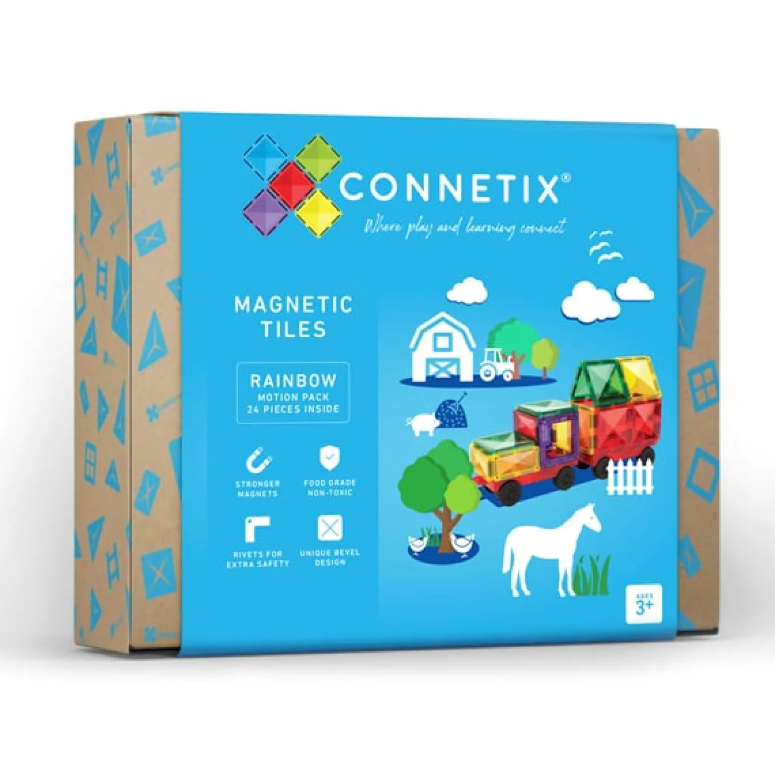 Connetix Rainbow Motion Pack 24 Pc