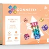 Connetix Tiles - 40 Piece Pastel Square Set