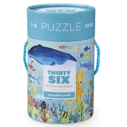 Crocodile Creek - 36 Ocean Animals Puzzle, 100 Pieces