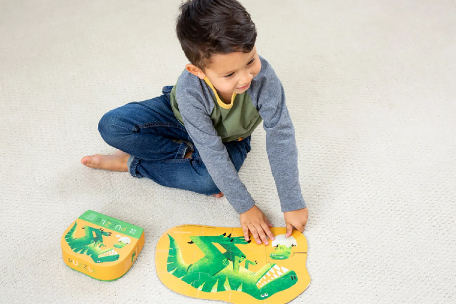 Crocodile Creek - Just Hatched Dinosaur Puzzle, 12 Pieces