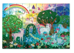 Crocodile Creek - Sparkling Unicorn Puzzle, 60 Pieces