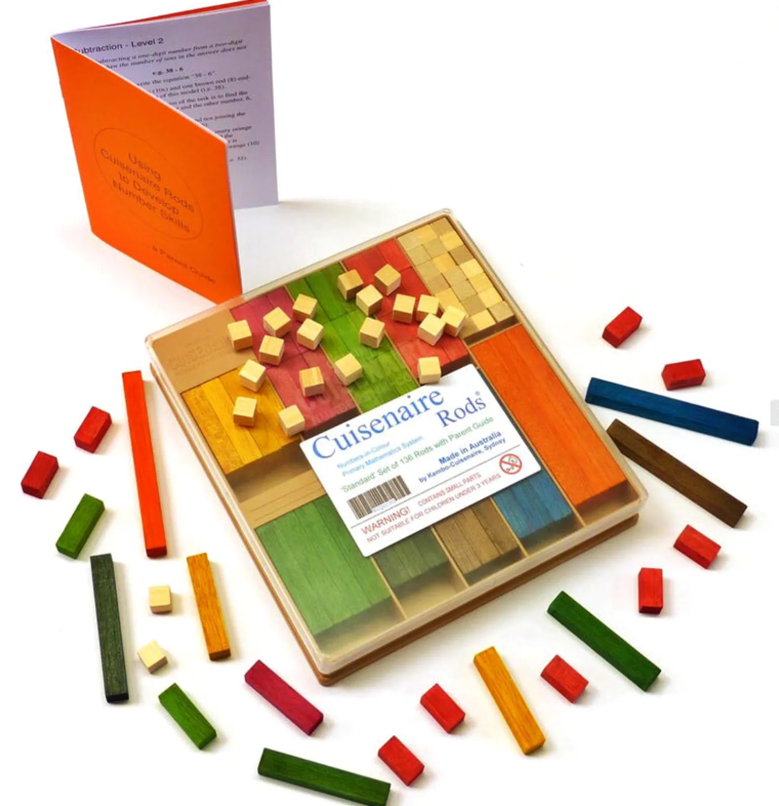 Cuisenaire - Wooden Rods 136 Pieces