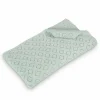 D Lux - Milo Diamond Knit Blanket In Mint Cream