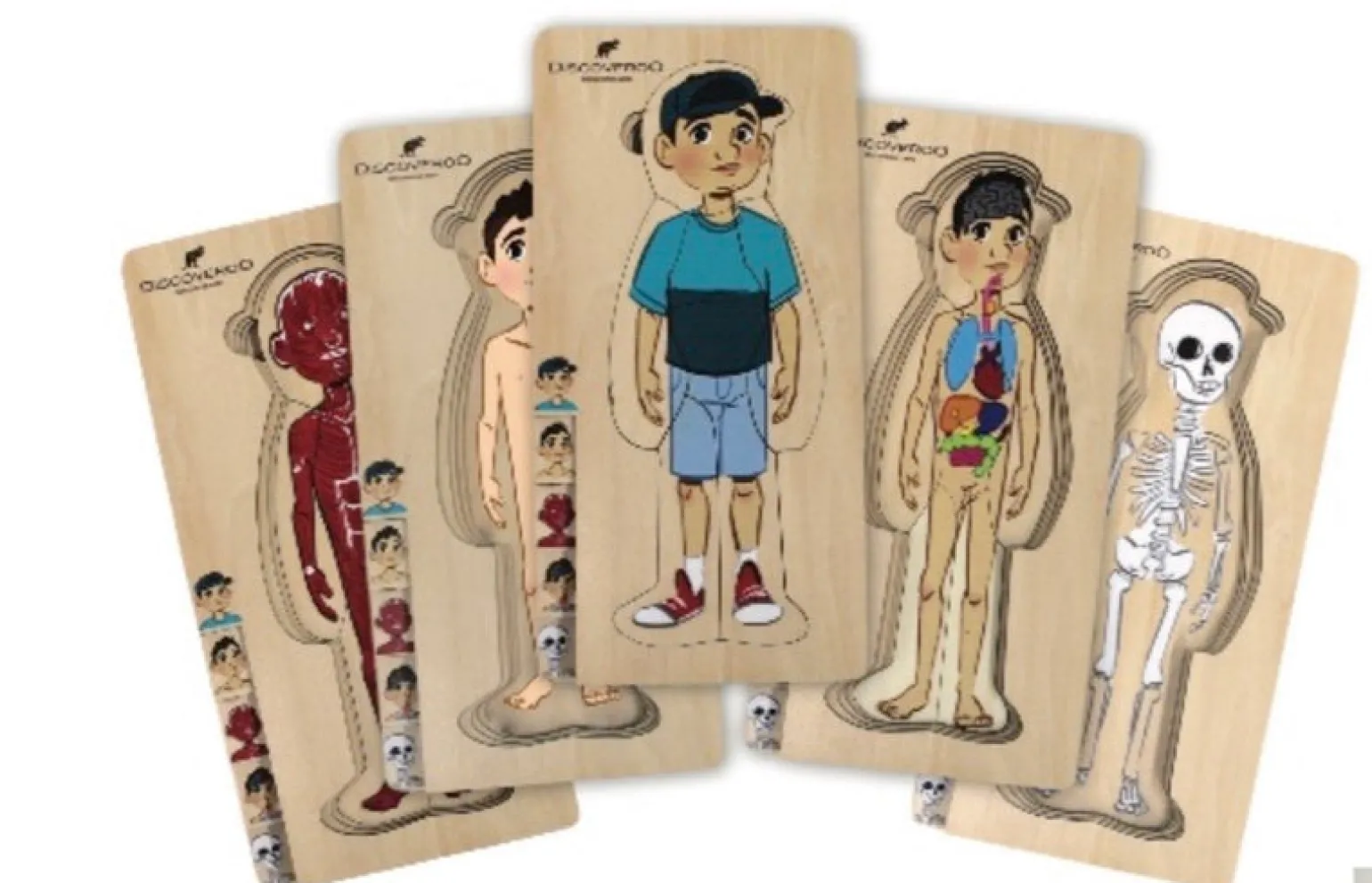 Discoveroo Layered Puzzle, Boy