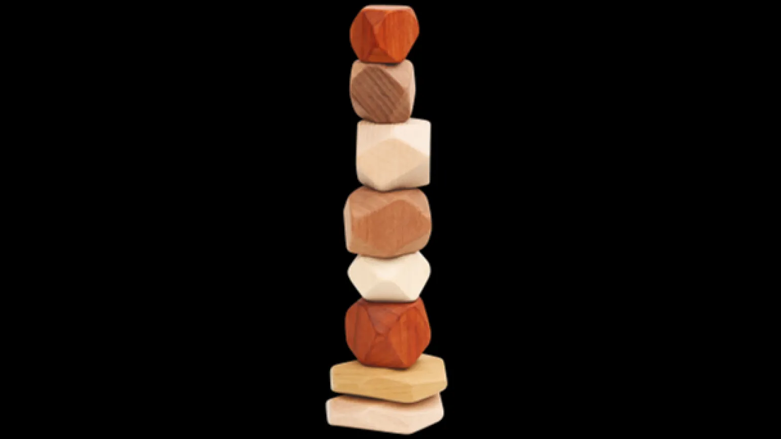 Discoveroo Wooden Stacking Stones