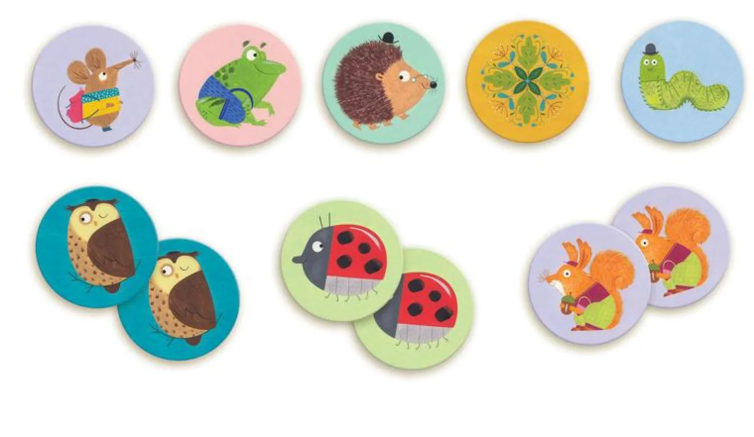 Djeco - Animals Memo Matching Game