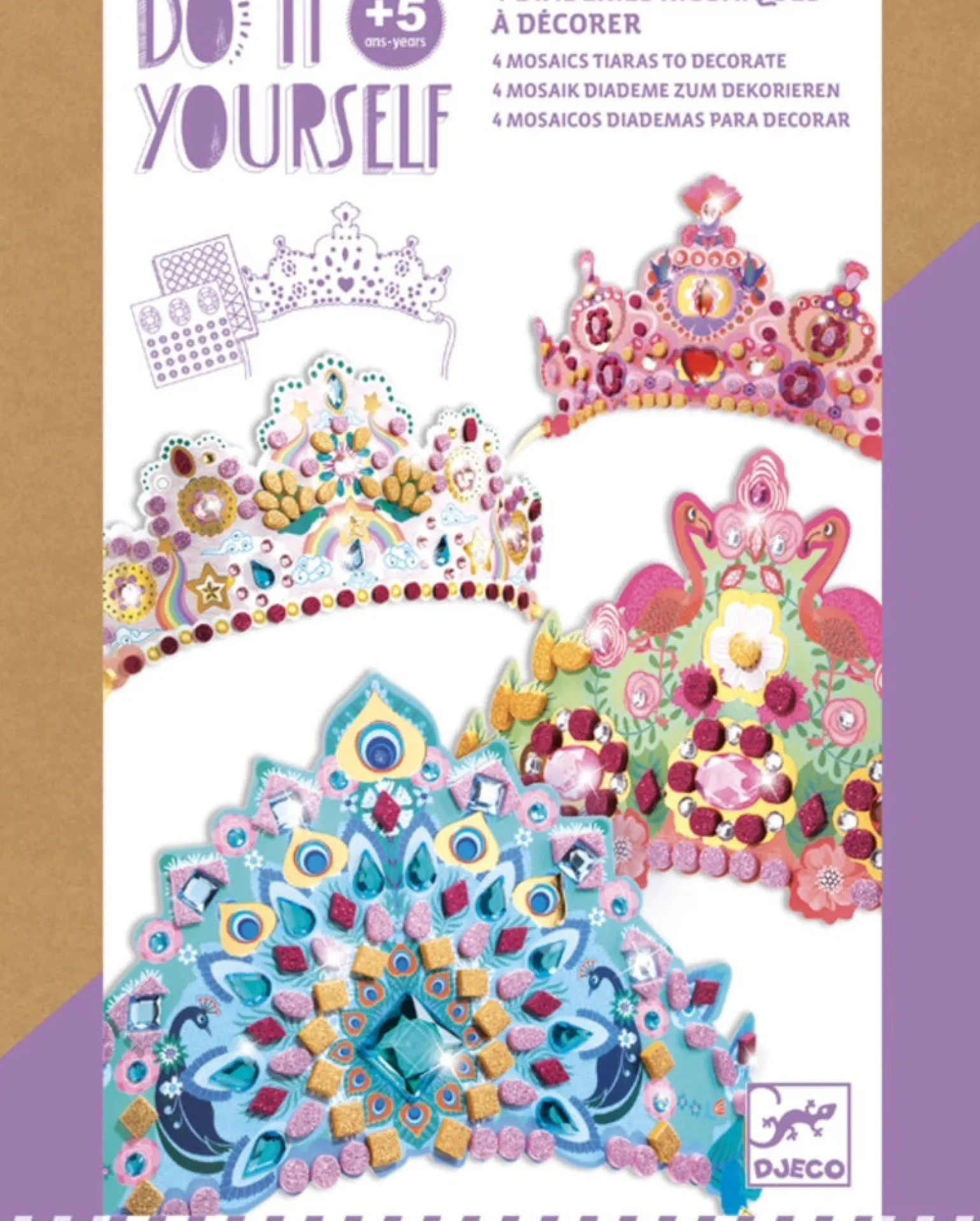 Djeco - Do It Yourself Mosaic Tiara Kit