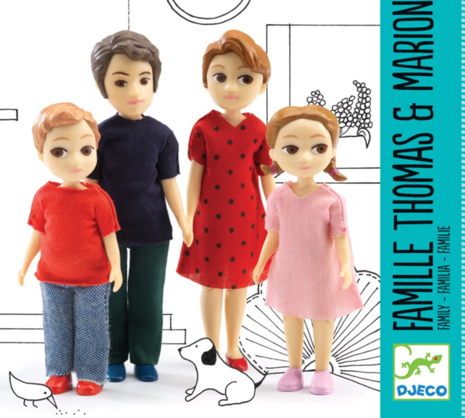 Djeco - Doll Family Thomas And Marion
