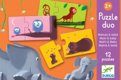 Djeco - Duo Puzzle Mum& Baby
