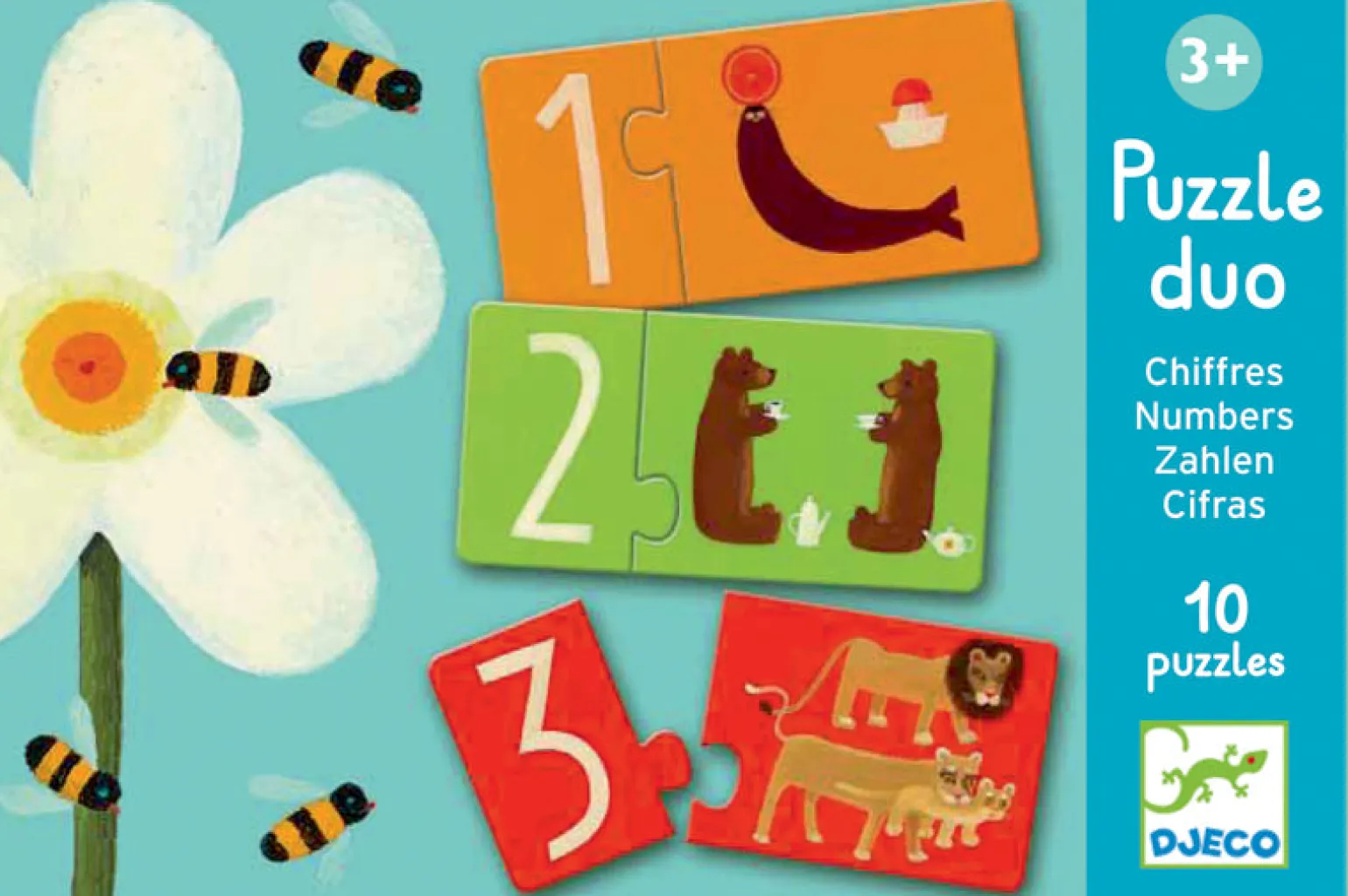 Djeco - Duo Puzzle Numbers