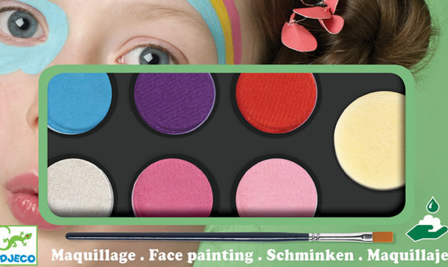 Djeco - Face Paints, Sweet Bright Colours