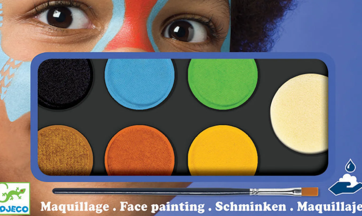 Djeco - Fact Paints, Nature Colours