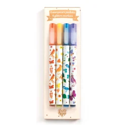 Djeco - Glitter Markers, 4