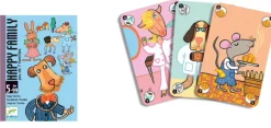 Djeco - Happy Family Card Game With Animals