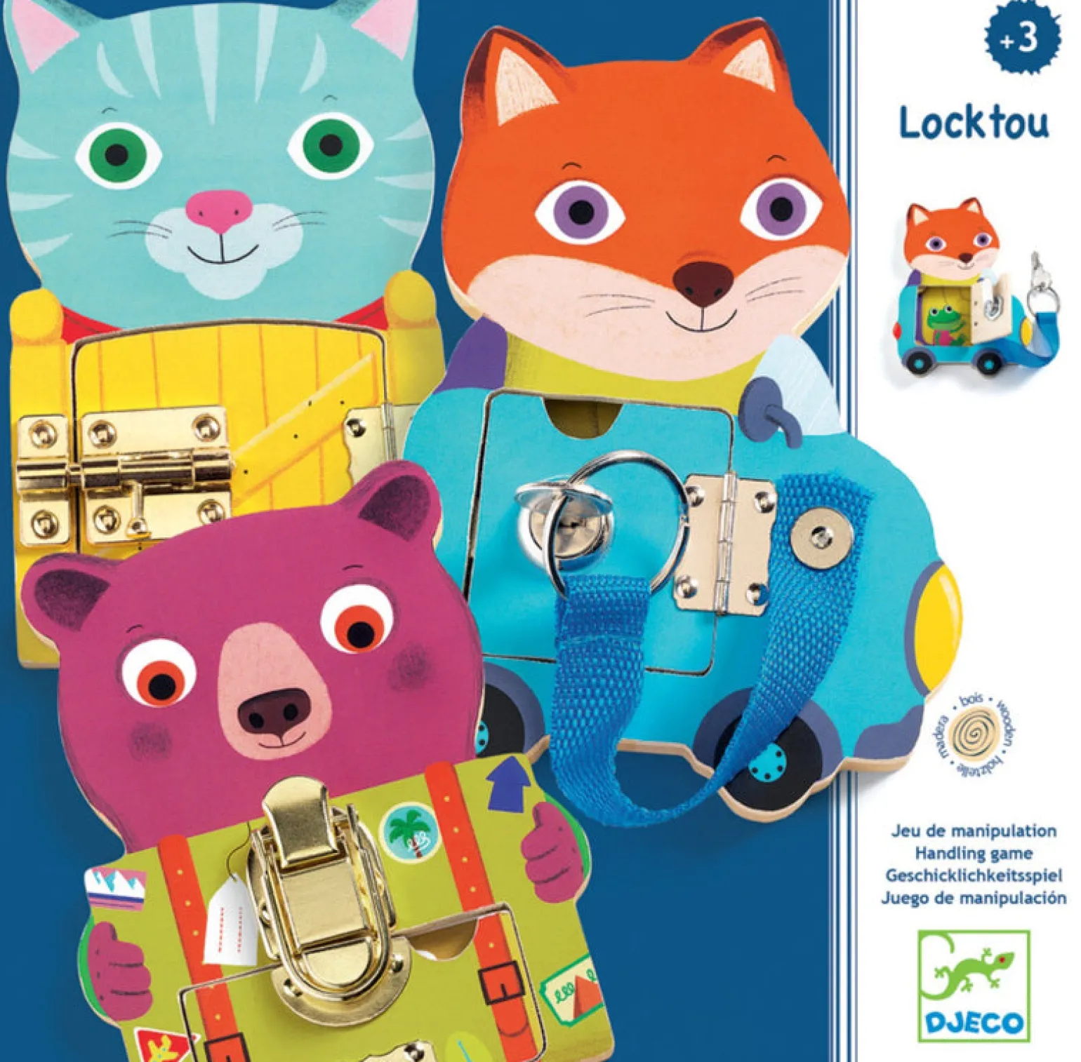 Djeco - Locktou, Lock Manipulation Game