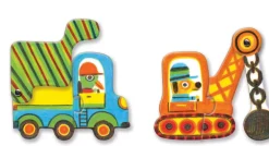 Djeco - Puzzle Duo Vehicles