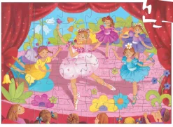 Djeco - Silhouette Puzzle Ballerina, 36 Pieces