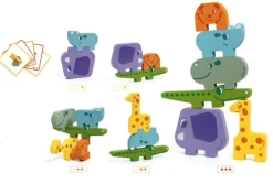 Djeco - Wood Stacking Animals, Ze Totanimo
