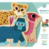 Djeco - Wooden Fridge Magnets, Mixanimo