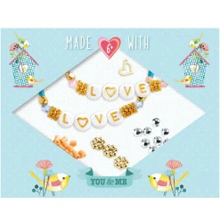 Djeco Bead Set You & Me Letter Threading