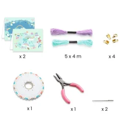 Djeco Bead Set You & Me Rainbow Kumihimo