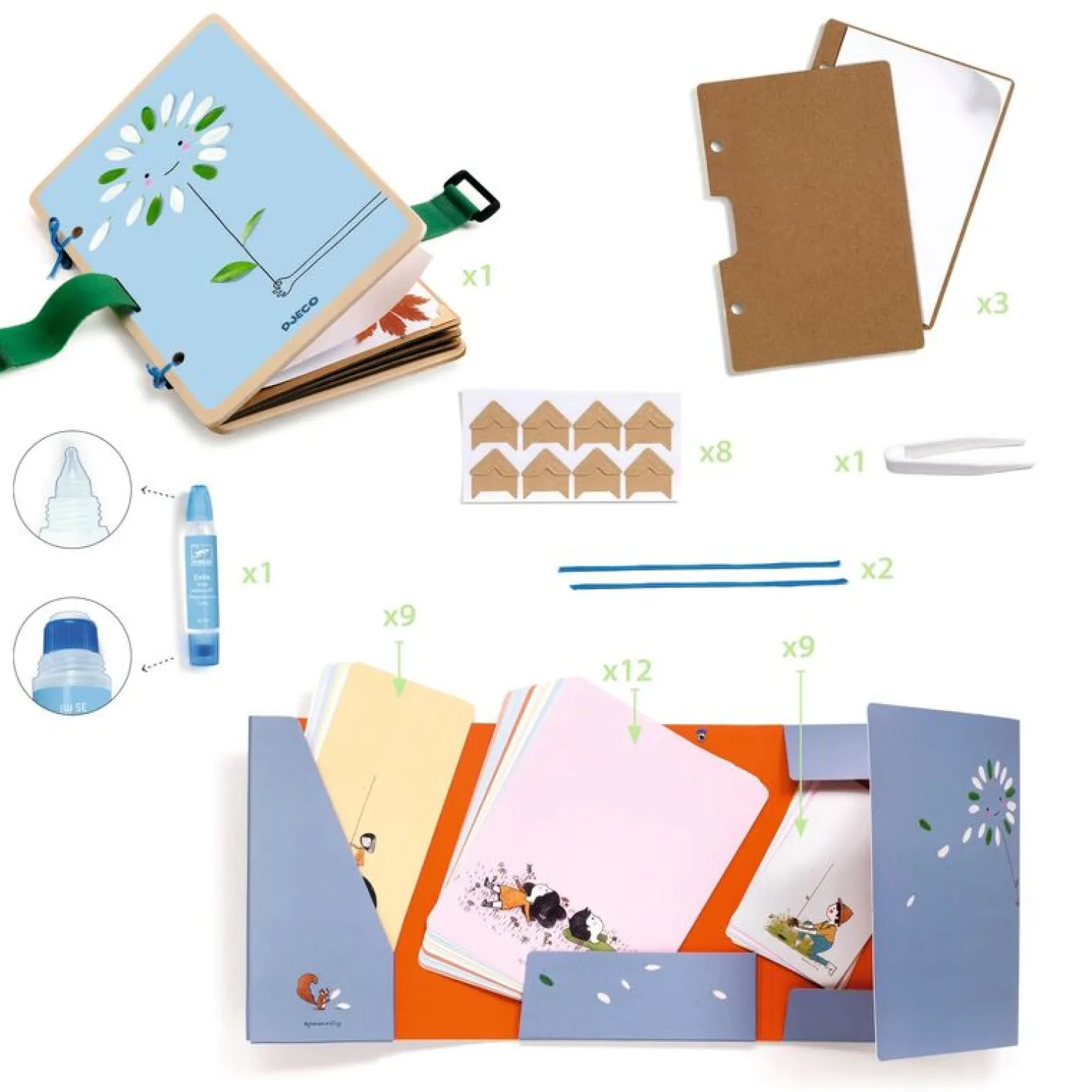 Djeco Do It Yourself Plant Press And 30 Boards