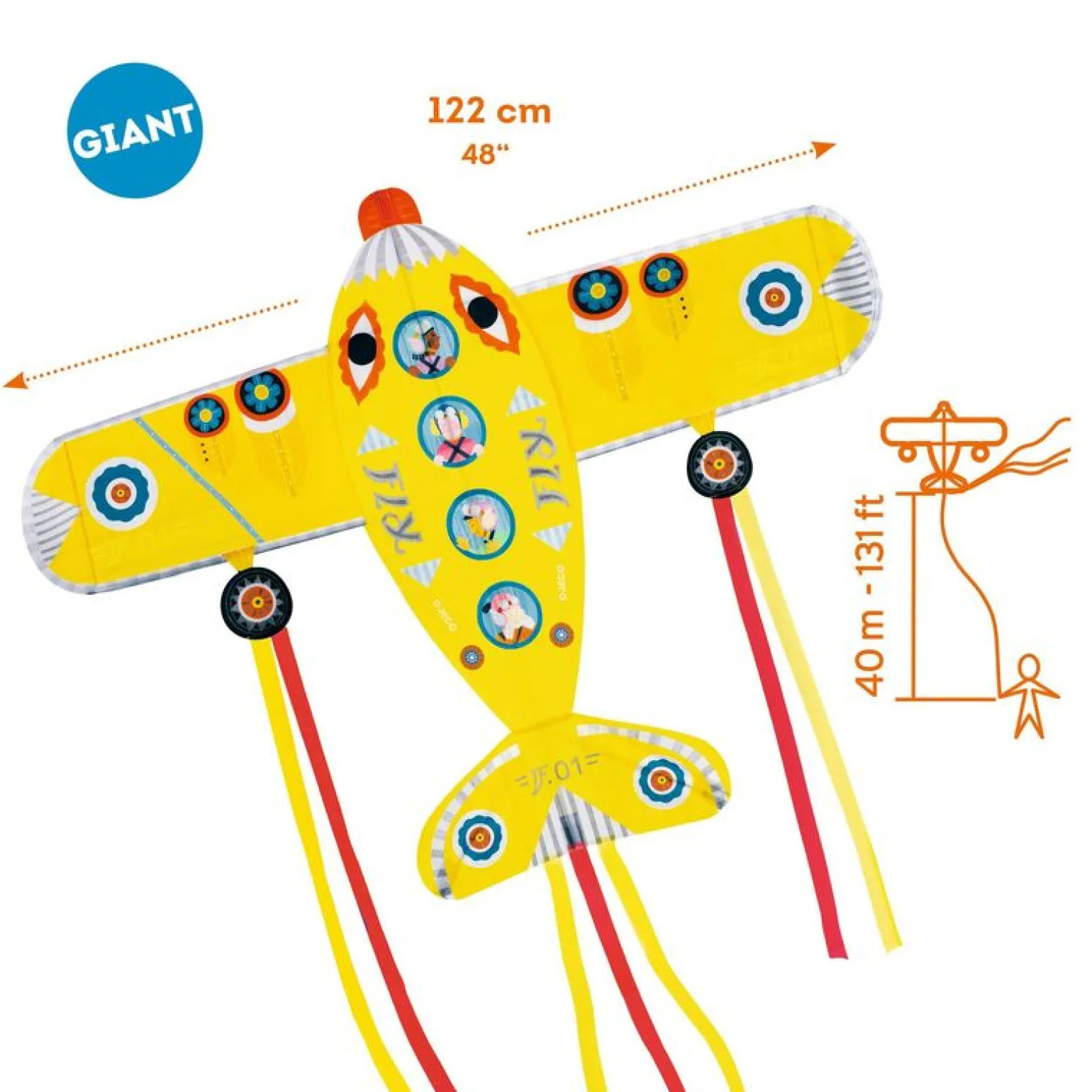 Djeco Maxi Plane Kite