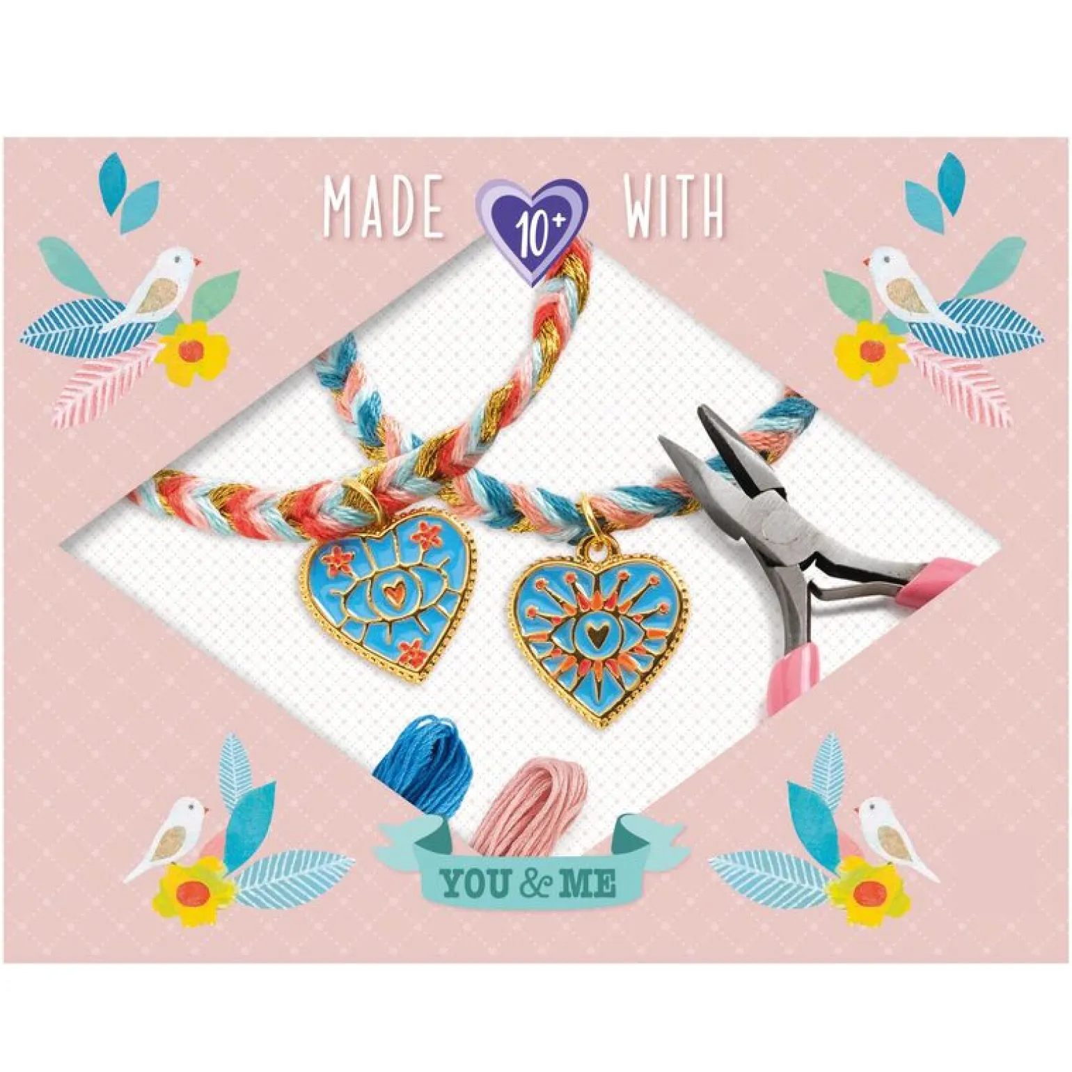 Djeco- You & Me Friendships & Hearts Beads Set