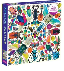 Eeboo - Jigsaw Puzzle 500 Piece Beetles