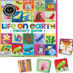 Eeboo - Life On Earth - Matching Game