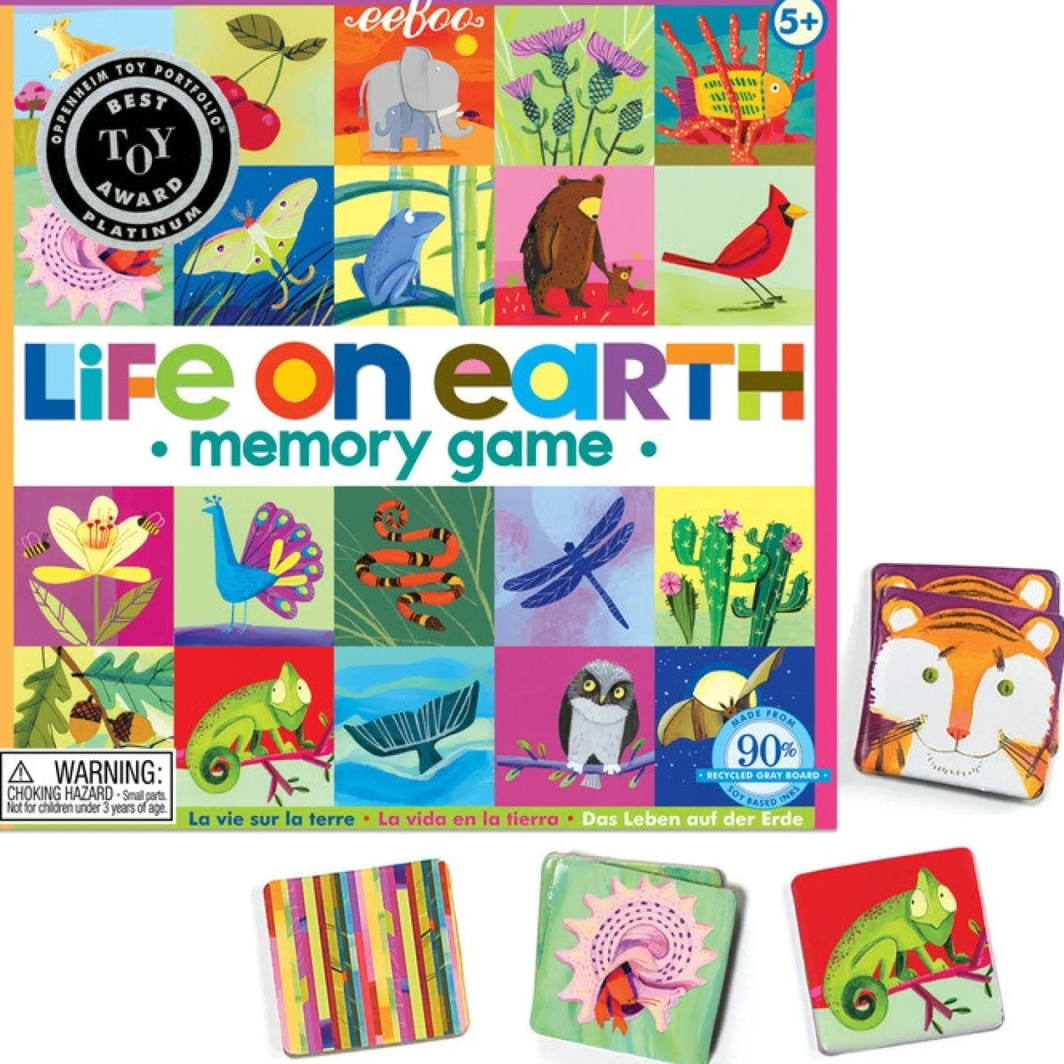 Eeboo - Life On Earth - Matching Game