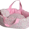 Egmont Toys - Doll Carry Cot, Pink Flowers Large
