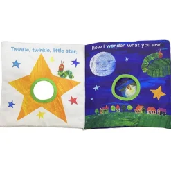 Eric Carle - Soft Teether Book - Very Hungry Caterpillar Clip On, Twinkle Twinkle Little Star