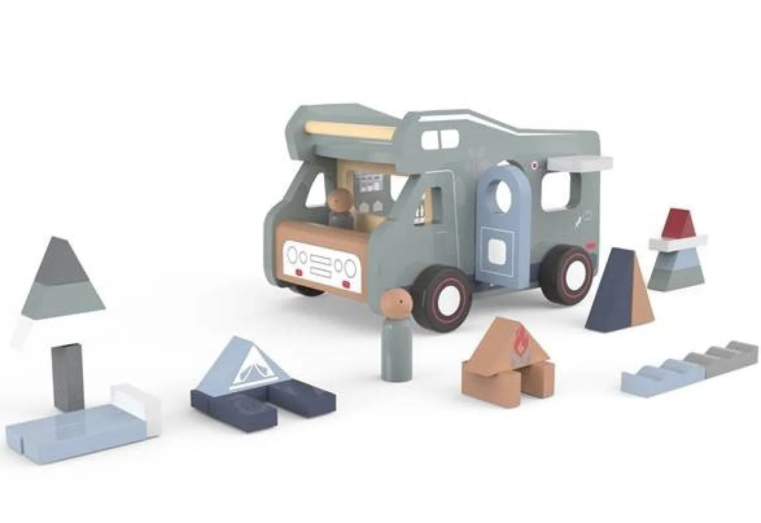 Everearth - Camping Van With Blocks