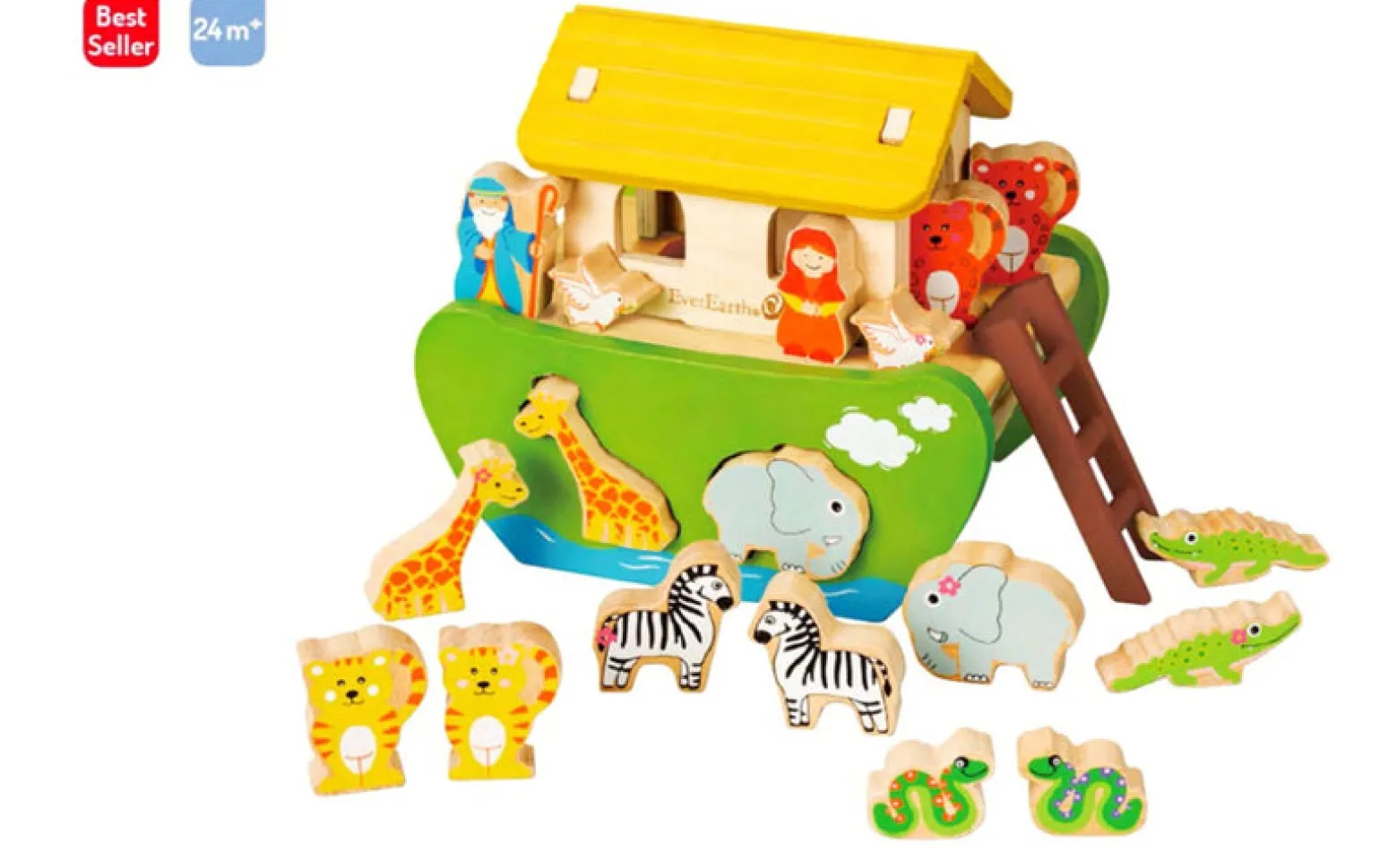 Everearth Shape Sorting Noah's Ark