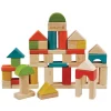 Everearth Wooden Blocks 50 Pieces