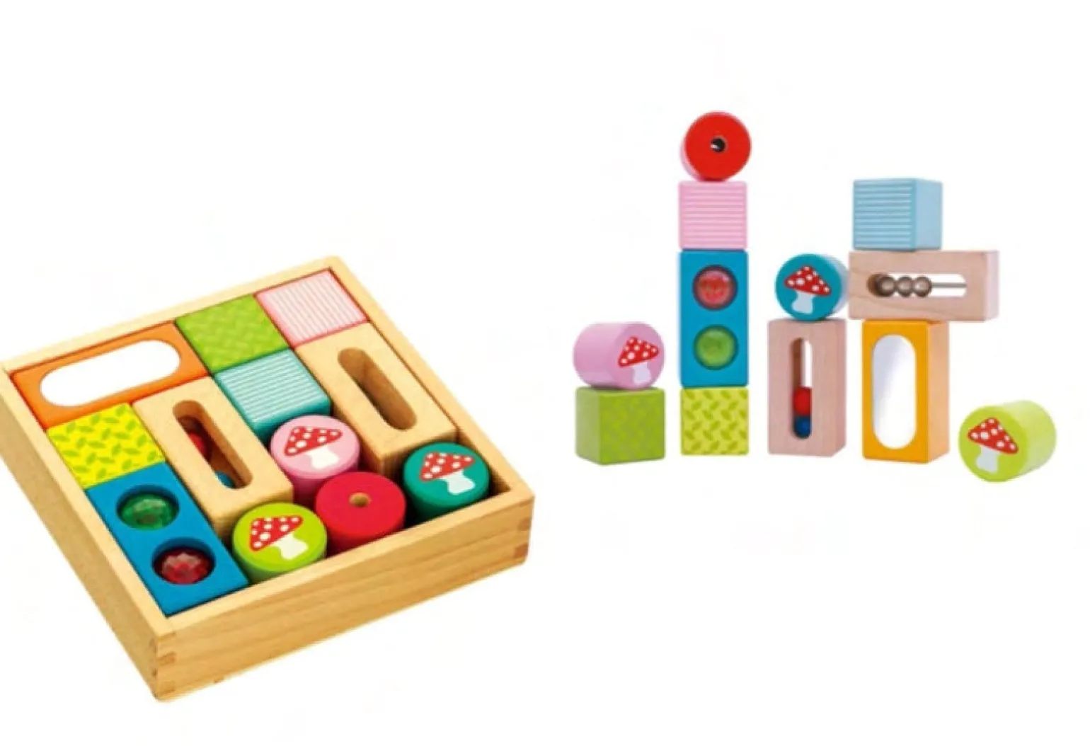 Everearth Wooden Discovery Blocks