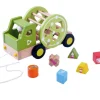 Everearth Wooden Pull Along Recycling Truck