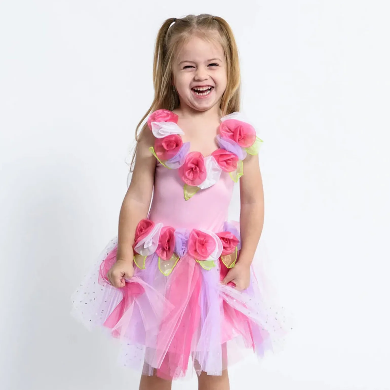 Fairy Girls Enchanting Fairy Dress - Pink