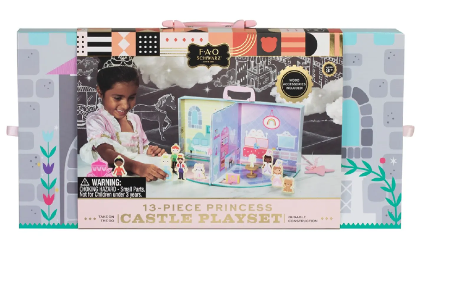Fao Schwarz Princess Castle Play Set Carrier