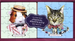 Galison - Animal Portrait Puzzles 6 X 25 Pieces In Multi Colour Print