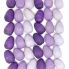 Grapat - Wooden Mandala Eggs In Purple