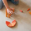 Grapat - Wooden Mandala Orange Cones