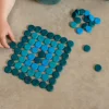Grapat - Wooden Small Blue Coins